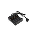 Microcase 4 Gözlü Lityum İyon Şarj Edilebilir Pil Şarj Aleti 18650 3.7V AL4572