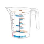 Microcase 500ML Saplı Plastik Dereceli Renkli Ölçü Kabı - AL4692