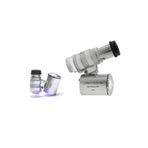 Microcase 60x Mini Cep Mikroskopu Uv Ledli Cam Büyüteç Çantalı