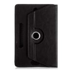 Microcase 7 inch Tabletler için Universal Döner Standlı Tablet Kılıfı - Siyah