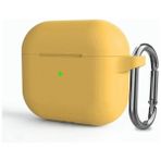 Microcase Airpods 3. Nesil Kulaklık ve Şarj Ünitesi Için Silikon Kılıf SARI-AL2830 - Sarı