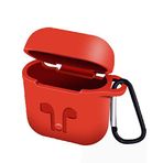 Microcase AirPods Koruma Kılıfı ve Askılığı - Kırmızı
