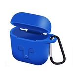 Microcase AirPods Koruma Kılıfı ve Askılığı - Mavi