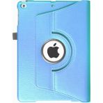 Microcase Apple iPad 2017 9.7 360 Döner Standlı Pu Deri Kılıf Mavi