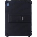 Microcase Apple Ipad Air 13 M3 (2025) Tablet Için Standlı Silikon Kılıf - AL4363 - Siyah