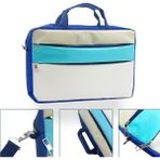 Microcase Apple iPad Mini (2024) 8.3 Inch ile Uyumlu Tablet Macbook Laptop Tablet Çantası 2 Bölmeli AL4821 - Turkuaz