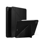 Microcase Apple iPad Pro 11 / iPad Pro 11 2020 ANGLE Serisi Standlı Deri Kılıf - Siyah