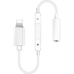 Microcase Apple iPhone Uyumlu Lightning Kulaklık Çeviri Ses Kontrol Özellikli Kablo Beyaz - Model No : MH020