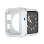 Microcase Apple Watch 7 45 Mm Önü Açık Mat Silikon Kılıf - Beyaz