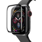 Microcase Apple Watch Seri 6 44 Mm Tam Kaplayan Kavisli Ekran Koruyucu 3d Pet Film - Siyah