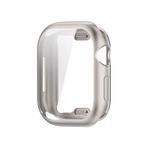 Microcase Apple Watch Series 10 42mm için Önü Kapalı Silikon Kılıf - AL3173 (GRİ)