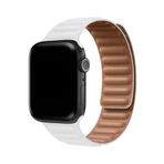 Microcase Apple Watch Series 10 46mm Uyumlu Mıknatıslı Deri Kordon Kayış - KY24-2