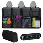 Microcase Araç Bagaj Düzenleyici 8 Cepli Organizer+ Eşya Düzenleyici Keçe Çanta + Ön Arka Panel Numaratör AL4530