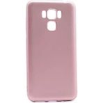Microcase Asus Zenfone 3 Deluxe ZS570KL Premium Silikon Tempered Cam + Pembe Kılıf