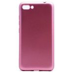 Microcase Asus Zenfone 4 ZE554KL Premium Silikon Tempered Cam + Ekran Koruyucu Pembe Kılıf