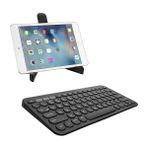 Microcase Bluetooth Klavye ve Tablet Standı Seti 10.5 İnç Samsung Tab A8 X207 X200 İçin Hafif ve Taşınabilir