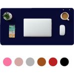 Microcase Deri Mouse Pad Laptop Bilgisayar Geniş Masa Matı 80x40 AL3023 (Lacivert)