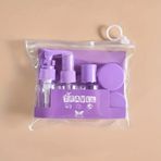 Microcase Doldurulabilir Kaplar Seyahat Banyo Seti 6 Parça - AL5110 (MOR)