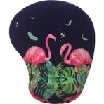 Microcase DS105 Kaydırmaz Silikon Tabanlı Flamingo Baskılı Bilek Destekli Mouse Pad 21X25CM - AL3826