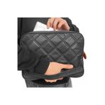 Microcase Galaxy Book Sm-w720 12'' Uyumlu Baklava Desen Kapitone Deri Kumaş Taşıma Çantası Kılıf - Al3765