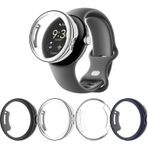 Microcase Google Pixel Watch Önü Kapalı Silikon Kılıf AL3173 (Lacivert)