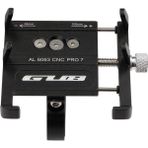 Microcase Gub Pro 7 Alüminyum Alaşım Bisiklet Motosiklet Telefon Tutucu - 55-100MM Ayarlanabilir Gidon Telefon Sabitleyici - AL5774 - Siyah