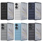 Microcase Honor 70 Miami Serisi Darbeye Dayanıklı Silikon Kılıf - AL3420 (Siyah)