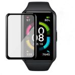 Microcase Honor Band 6 Tam Kaplayan 3D Pet Film Kavisli Ekran Koruyucu ZR Siyah