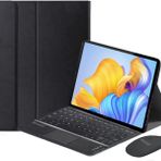 Microcase Honor Pad X8 10.1 inch Tablet Bluetooth Touchpad Klavye + Bluetooth Mouse + Standlı Kılıf - BKK7 Siyah