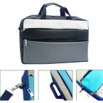 Microcase Honor Pad X8 Lite 9.7 Inch ile Uyumlu Tablet Macbook Laptop Tablet Çantası 2 Bölmeli AL4821 - Siyah - Beyaz