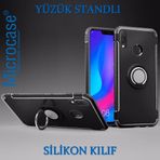 Microcase Honor Play Yüzük Standlı Armor Silikon Kılıf