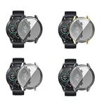 Microcase Honor Watch Magic 2 46mm Önü Kapalı Tasarım Yumuşak Silikon Kılıf (Gold)