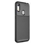 Microcase Huawei Honor 8A Y6 2019 Maxy Serisi Carbon Fiber TPU Siyah Silikon Kılıf