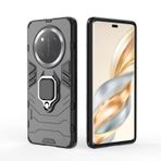 Microcase Huawei Honor Magic 7 Lite/Honor X60 Pro 5G/Honor X9C 5G ile Uyumlu Batman Serisi Yüzük Standlı Armor Kılıf - Siyah AL3349