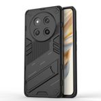Microcase Huawei Honor Magic 7 Lite/Honor x60/Honor X9C 5G Matrix Serisi Armor Standlı Perfect Koruma Kılıf - Siyah Al3416