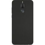 Microcase Huawei Mate 10 Lite Premium Mat Soft Silikon Kılıf + Tempered Cam Siyah Renk