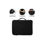 Microcase Huawei Matepad 11.5 PaperMatte Omuz Askılı ve El Tutacaklı Universal Siyah Taşıma Çantası-AL8130