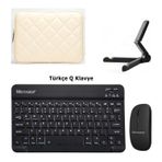 Microcase Huawei MatePad 11.5 S Tablet için Tablet Çanta+Türkçe Bluetooth Klavye+Mouse+Tablet Standı-AL8124 (Siyah)