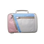 Microcase Huawei Matepad 12X 12 inch Tablet için Omuz Askılı El Tutacaklı Universal Sleeve Taşıma Çantası AL4346 Pembe Mavi Krem