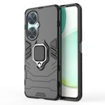 Microcase Huawei Nova 11i Batman Serisi Yüzük Standlı Armor Kılıf - Siyah AL3349