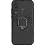 Microcase Huawei Nova 4 Batman Serisi Yüzük Standlı Armor Siyah Kılıf