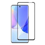 Microcase Huawei Nova 9 SE Tam Kaplayan Çerçeveli Cam Koruma - Siyah