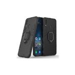 Microcase Huawei P Smart 2019 Batman Serisi Yüzük Standlı Armor Siyah Kılıf