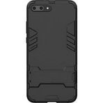Microcase Huawei P10 Alfa Serisi Armor Standlı Perfect Koruma Tempered Cam + Kılıf
