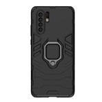 Microcase Huawei P30 Pro Batman Serisi Yüzük Standlı Armor Siyah Kılıf