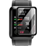Microcase Huawei Watch D Tam Kaplayan Kavisli Ekran Koruyucu 3D Pet Film - Siyah AL3385