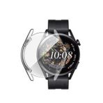 Microcase Huawei Watch GT 3 42 mm Önü Kapalı Tasarım Silikon Kılıf - Şeffaf