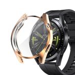 Microcase Huawei Watch GT 3 46 mm Önü Kapalı Tasarım Silikon Kılıf - Rose Gold