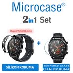 Microcase Huawei Watch Gt Active Siyah Silikon Kılıf