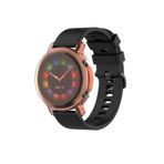 Microcase Huawei Watch GT2 46 mm Önü Kapalı Tasarım Silikon Kılıf - Toz Pembe